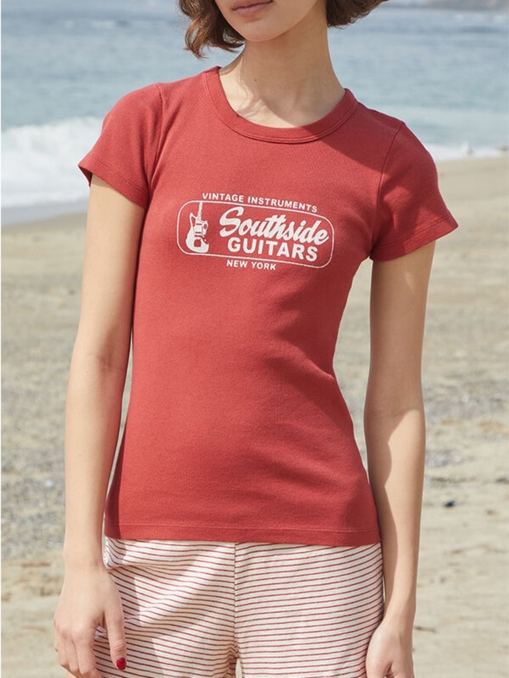 Brandy Melville southside guitars John galt red small